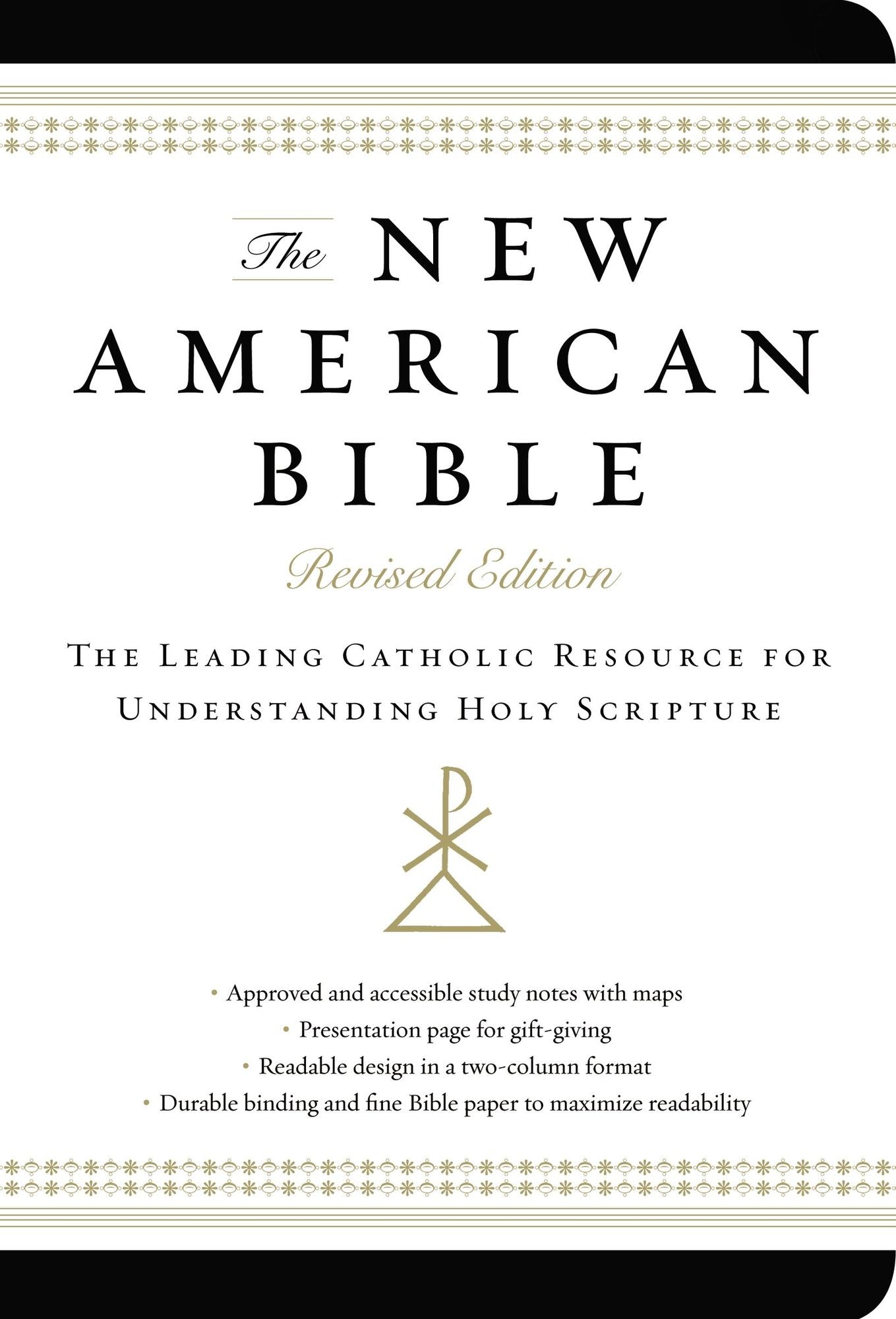 New American Bible (Non-Flex Black Imitation Leather)