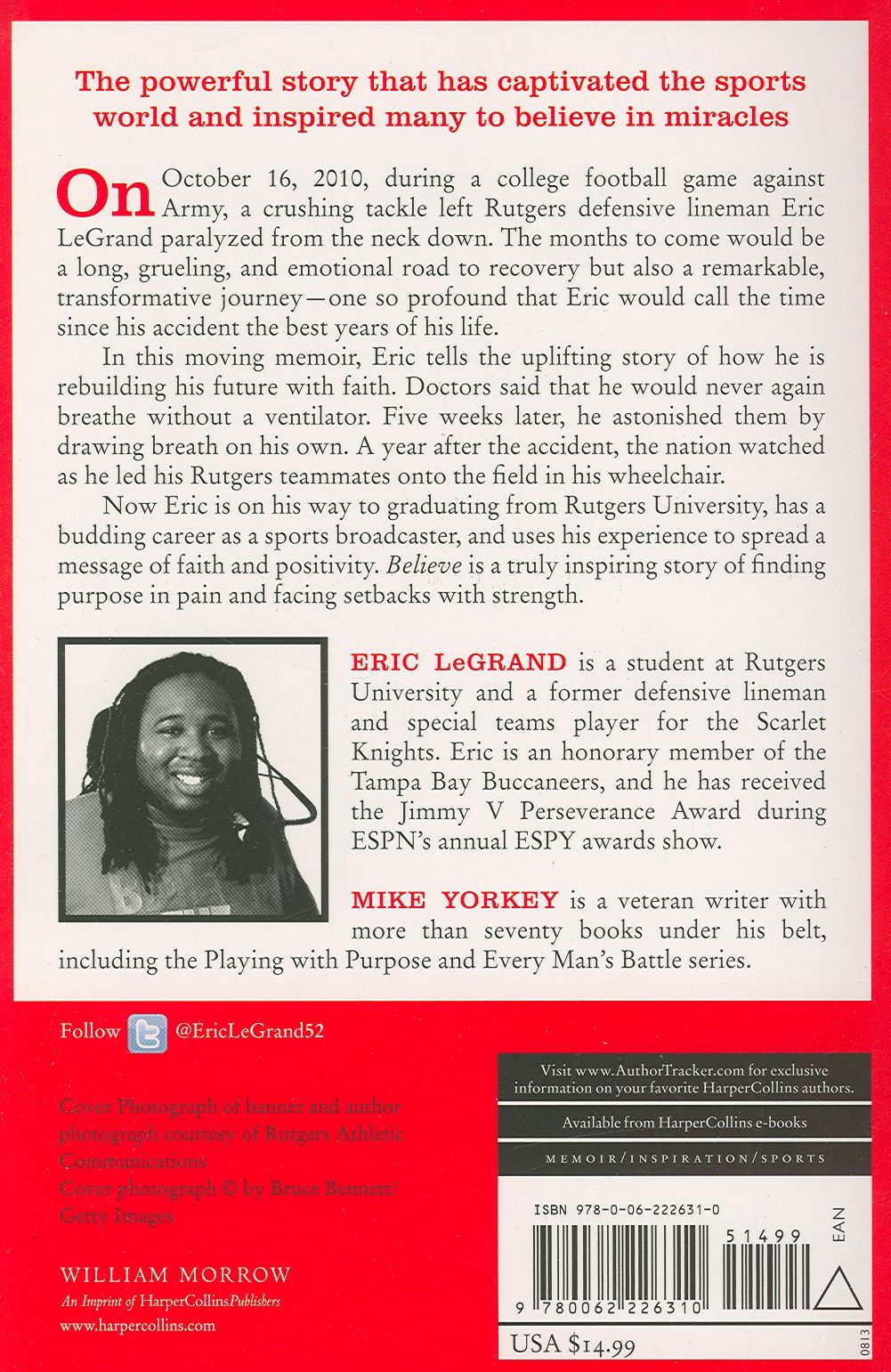 Believe: My Faith and the Tackle That Changed My Life