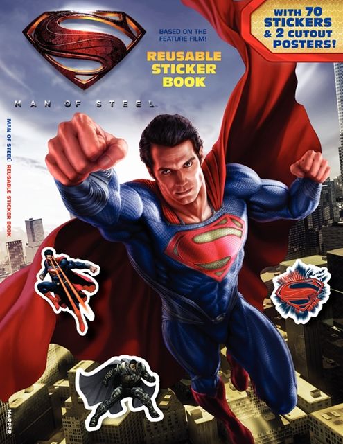 Man of Steel: Reusable Sticker Book