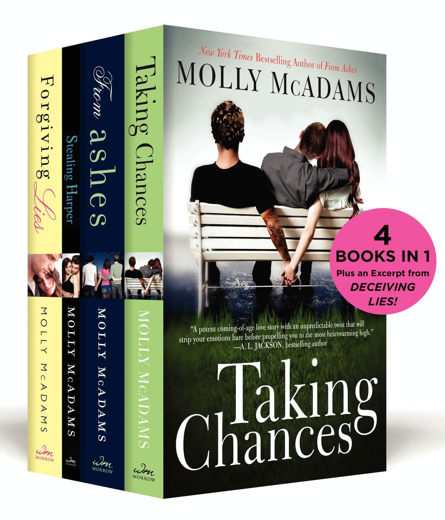 The Molly McAdams New Adult Boxed Set: Taking Chances, From Ashes, Stealing Harper, Forgiving Lies, and an excerpt from Deceiving Lies