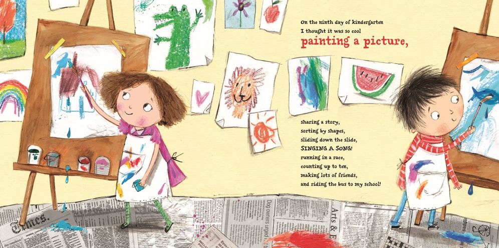 On the First Day of Kindergarten: A Kindergarten Readiness Book For Kids