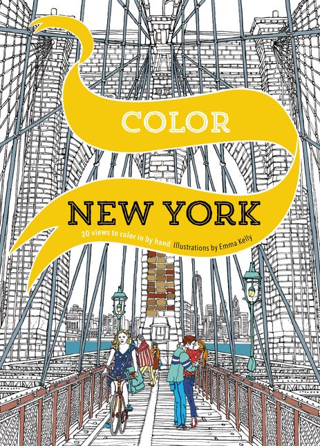 Color New York: 20 Views to Color in by Hand