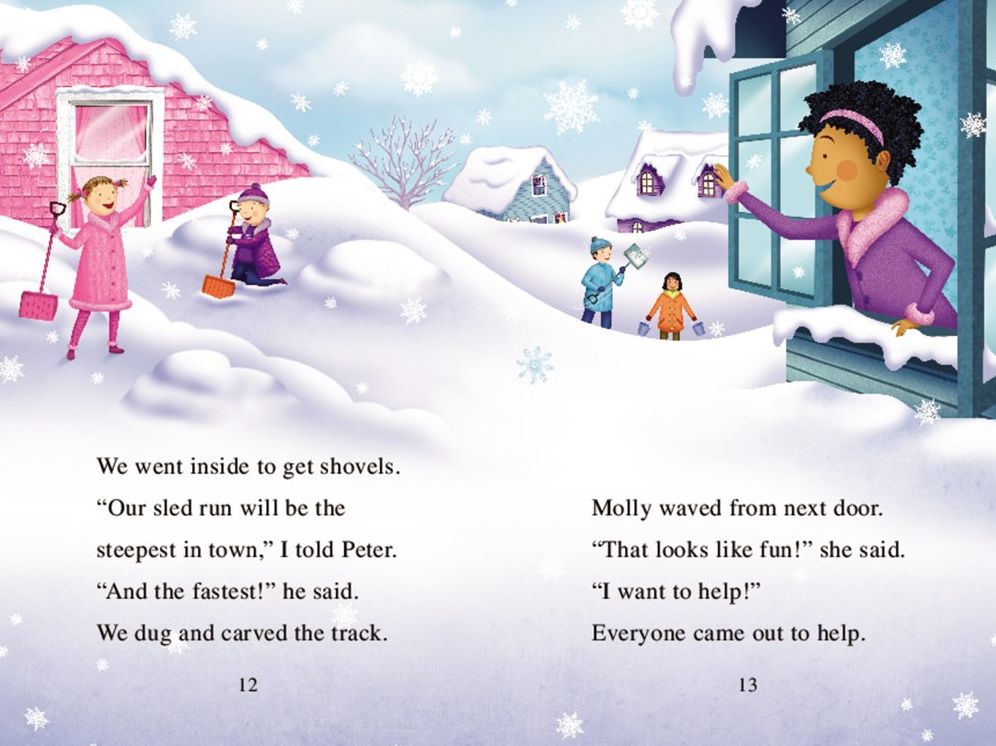 Pinkalicious and the Amazing Sled Run