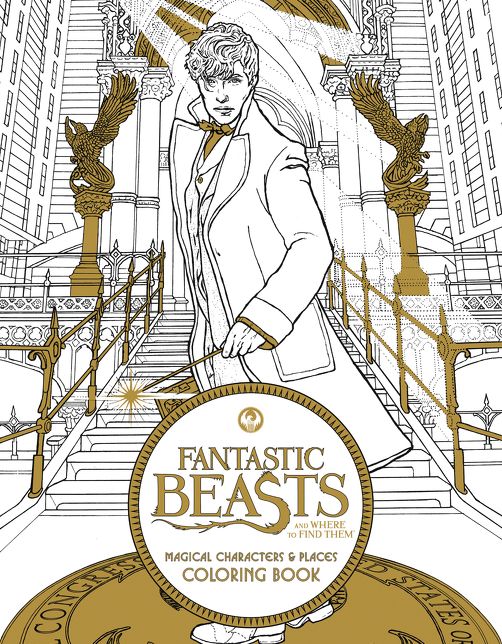 Fantastic Beasts and Where to Find Them: Magical Characters and Places Coloring Book