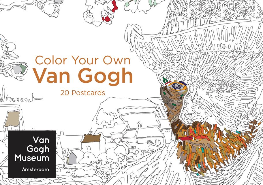 Color Your Own Van Gogh 20 Postcards
