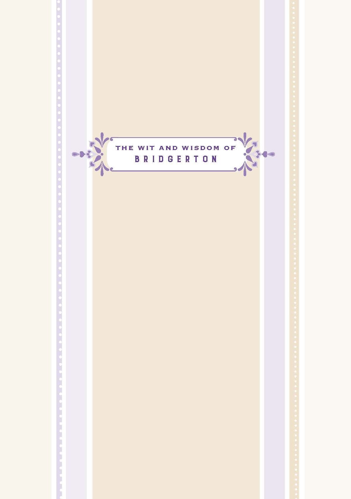 The Wit and Wisdom of Bridgerton: Lady Whistledown's Official Guide