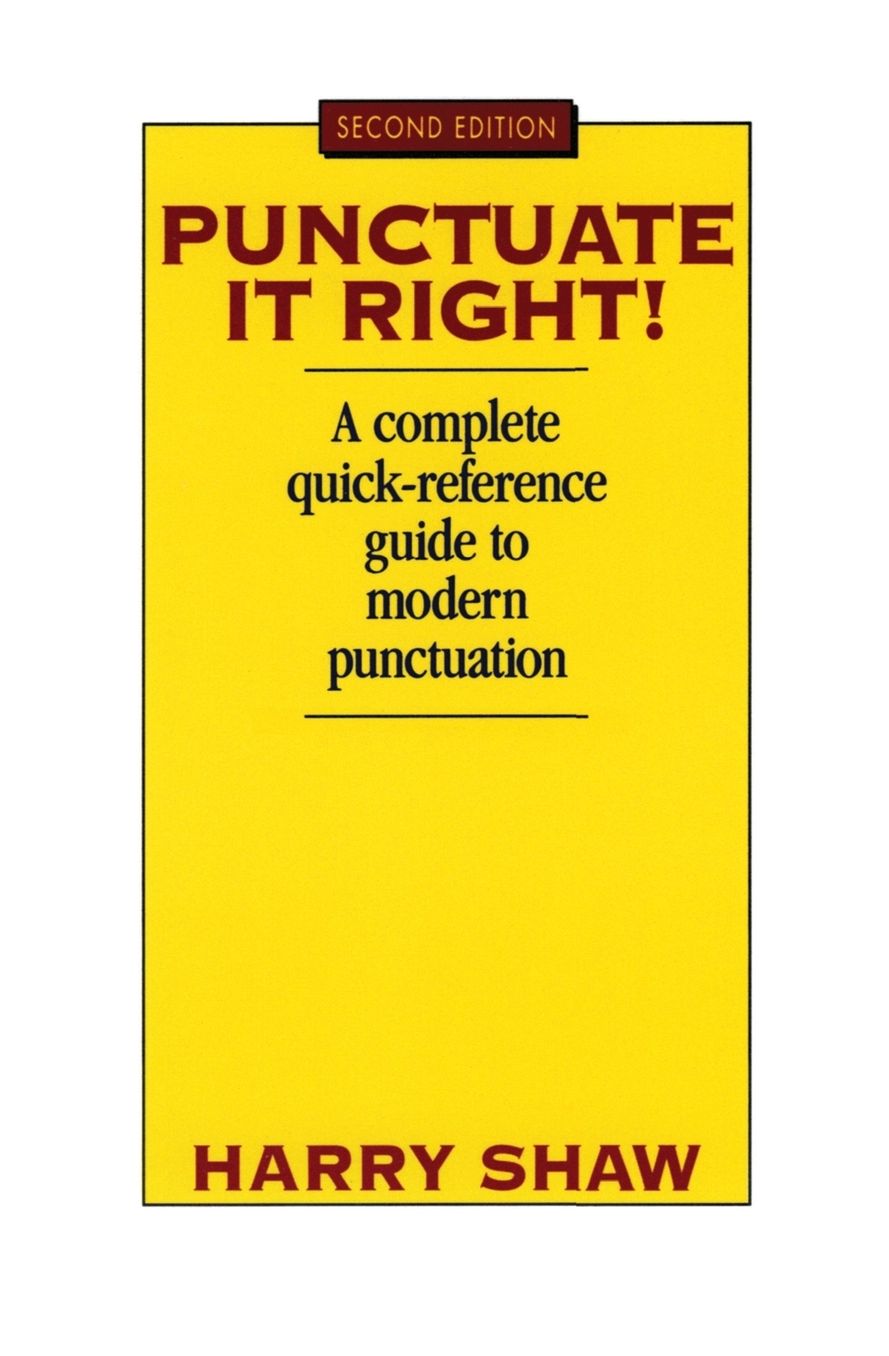 Punctuate It Right