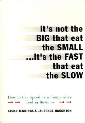It's Not the Big That Eat the Small... It's the Fast That Eat the Slow: How to Use Speed as a Competitive Tool in Business