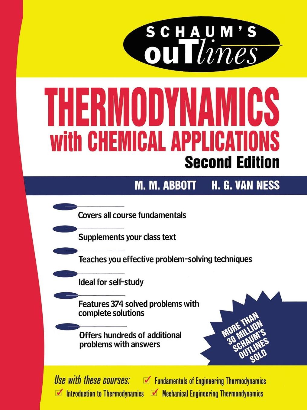 Schaum's Outline of Thermodynamics With Chemical Applications
