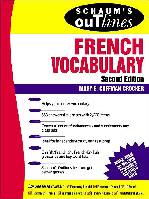 Schaum's Outline of French Vocabulary