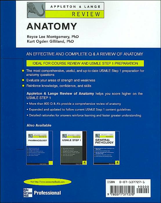 Appleton & Lange Review Of Anatomy