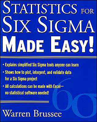 Statistics for Six Sigma Made Easy!