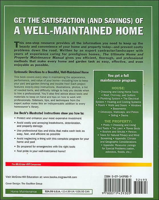 The Ultimate Home & Property Maintenance Manual