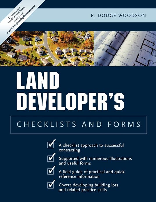 Residential Land Developer's Checklists And Forms