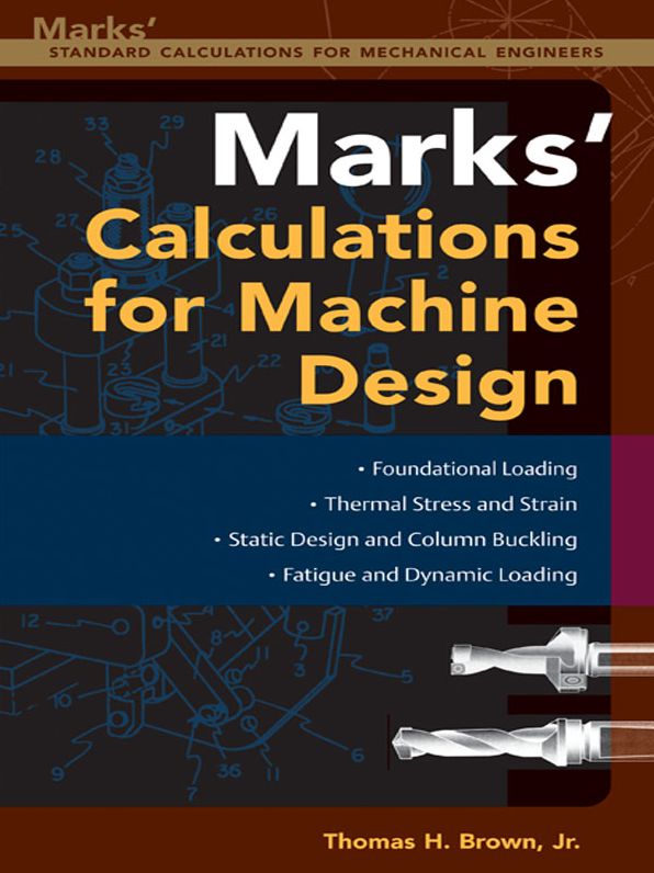 Mark's Calculations For Machine Design