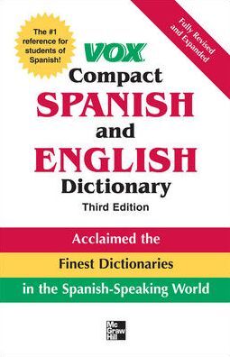 Vox Compact Spanish & English Dictionary, 3E (HC)