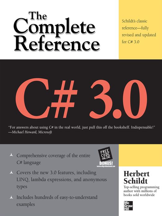 C# 3.0 THE COMPLETE REFERENCE 3/E