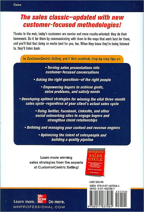 CustomerCentric Selling, Second Edition