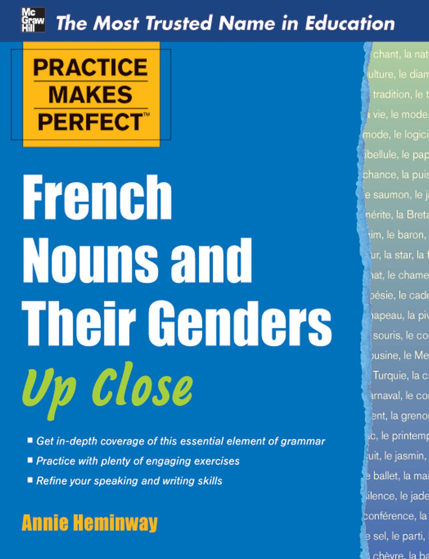 Practice Makes Perfect French Nouns and Their Genders Up Close