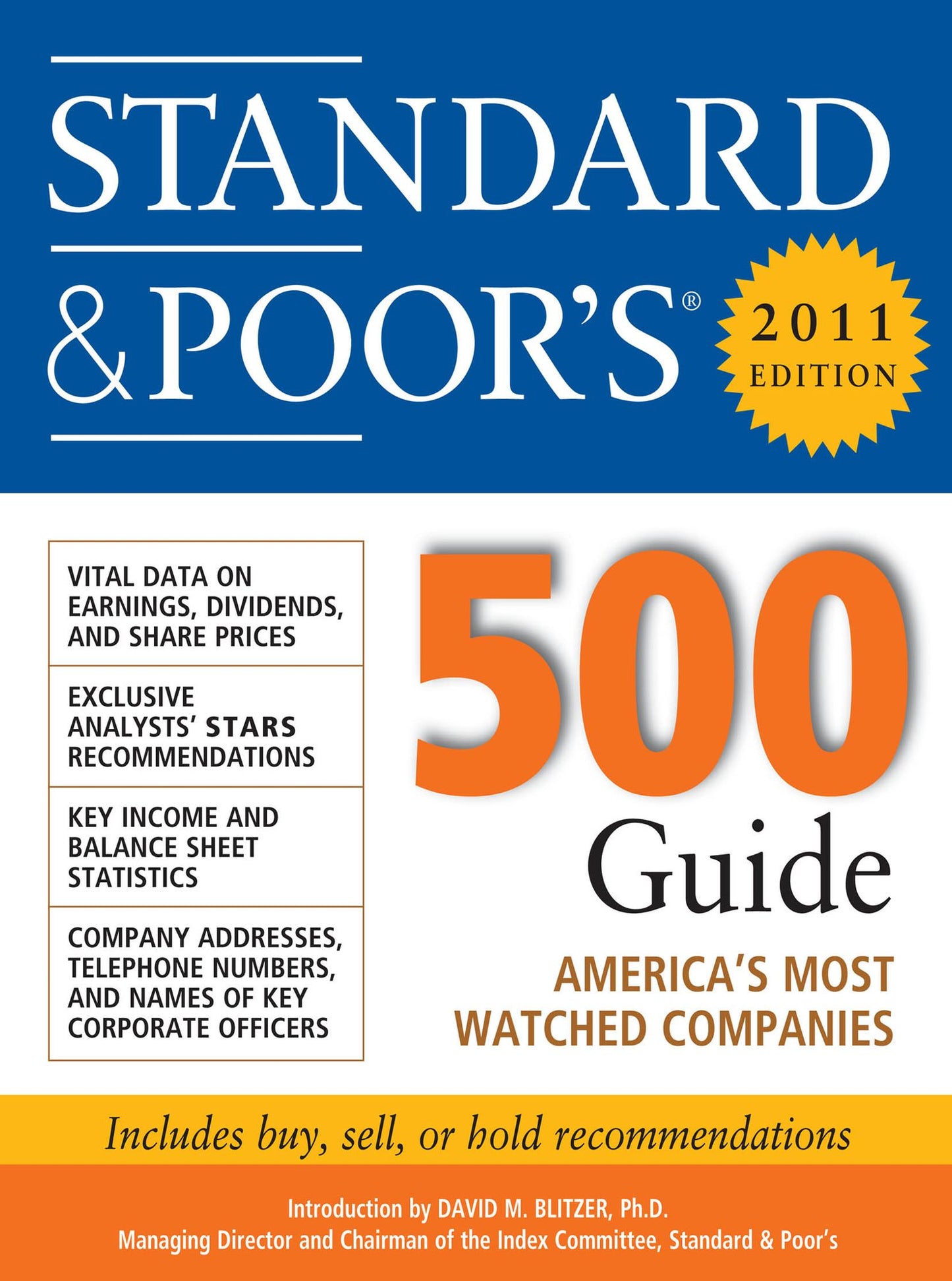 Standard & Poor"s 500 Guide, 2011 Edition