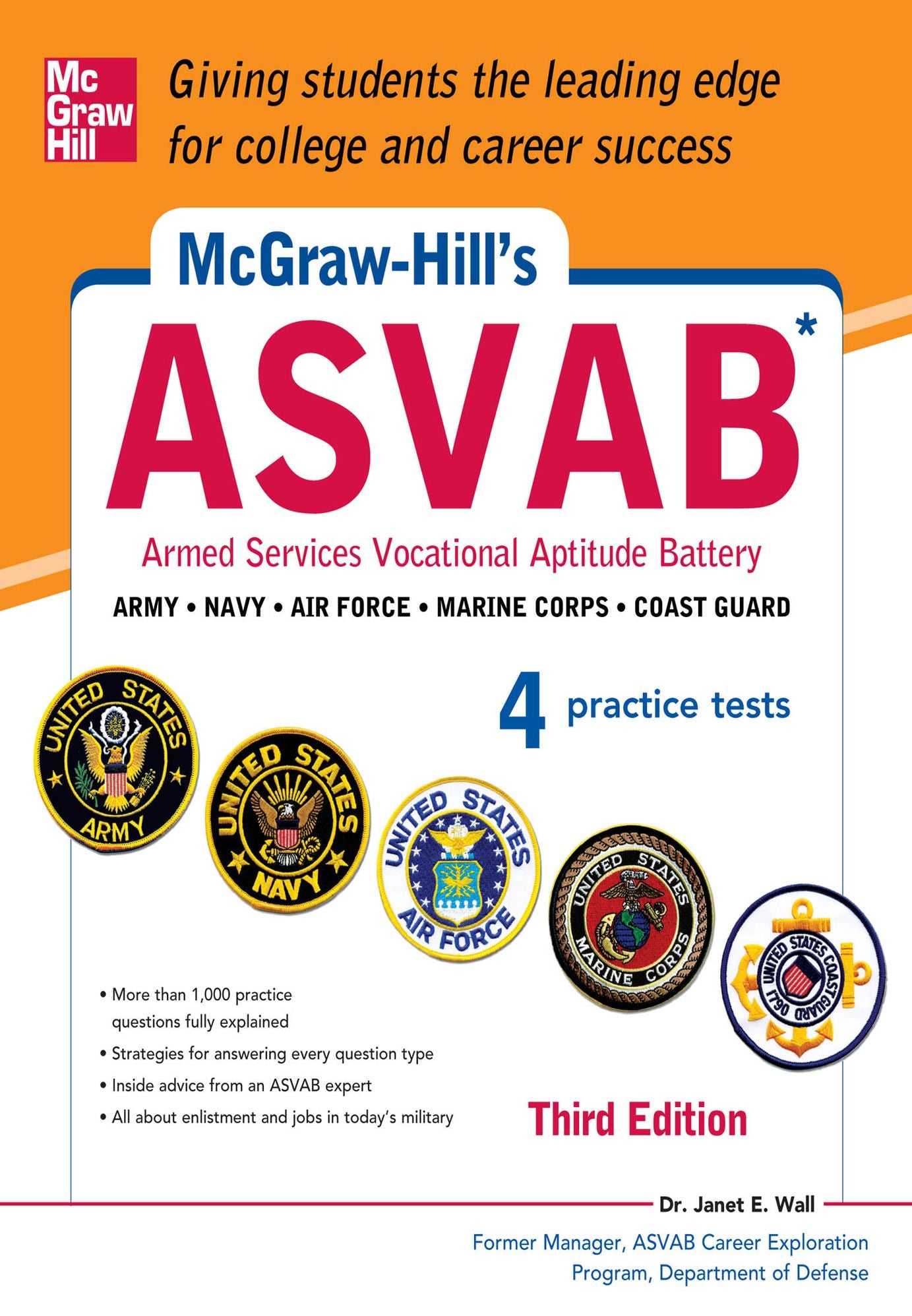 McGraw-Hill's ASVAB, 3rd Edition: Strategies + 4 Practice Tests