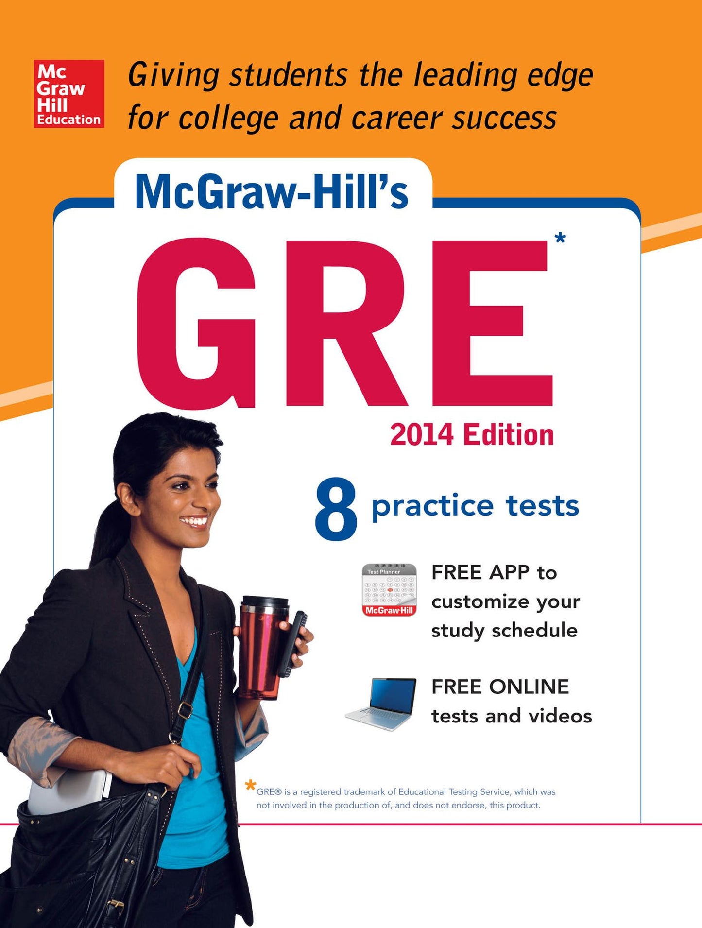 McGraw-Hill's GRE, 2014 Edition: Strategies + 8 Practice Tests + App