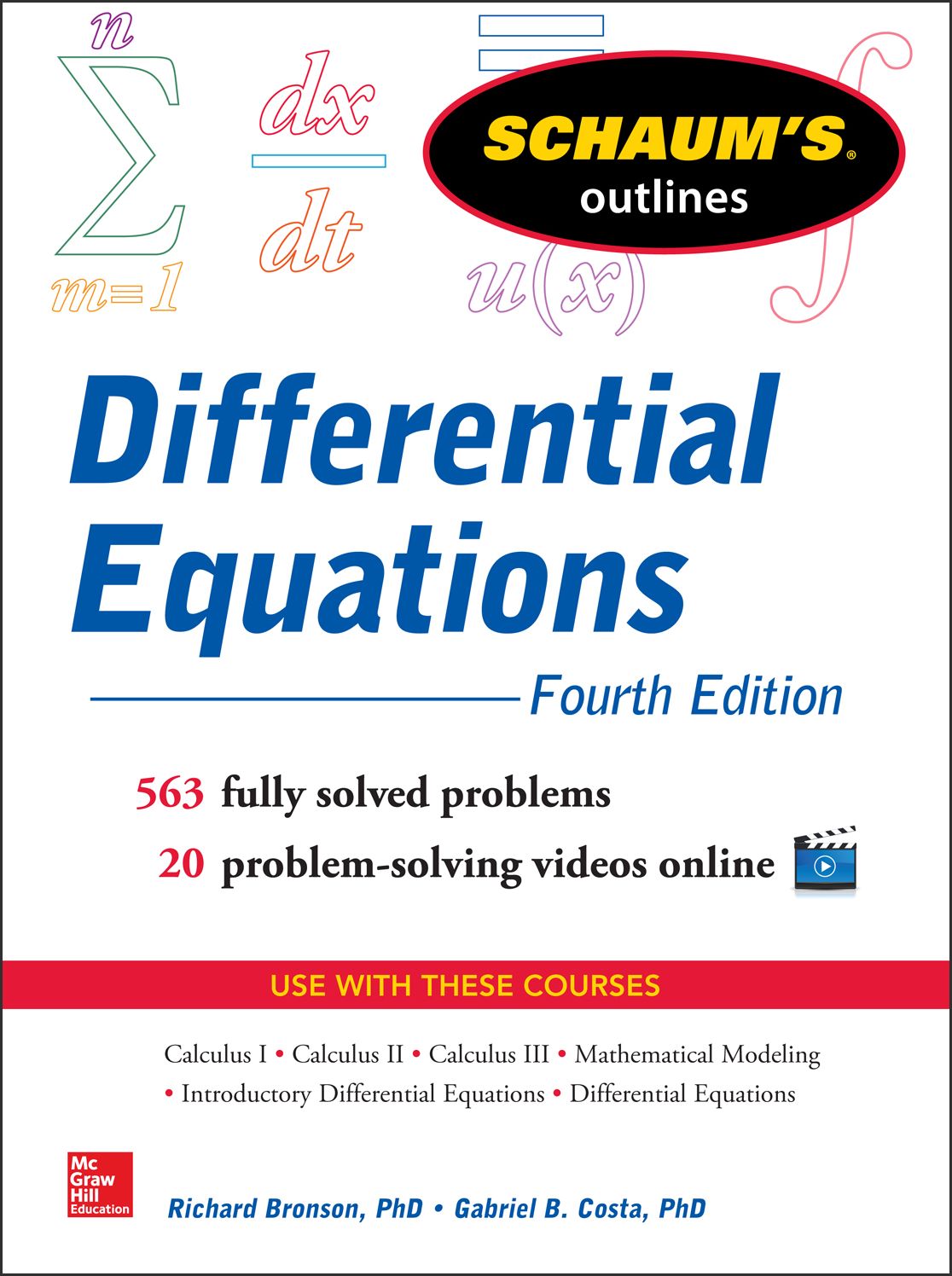 Schaum's Outline of Differential Equations, 4th Edition