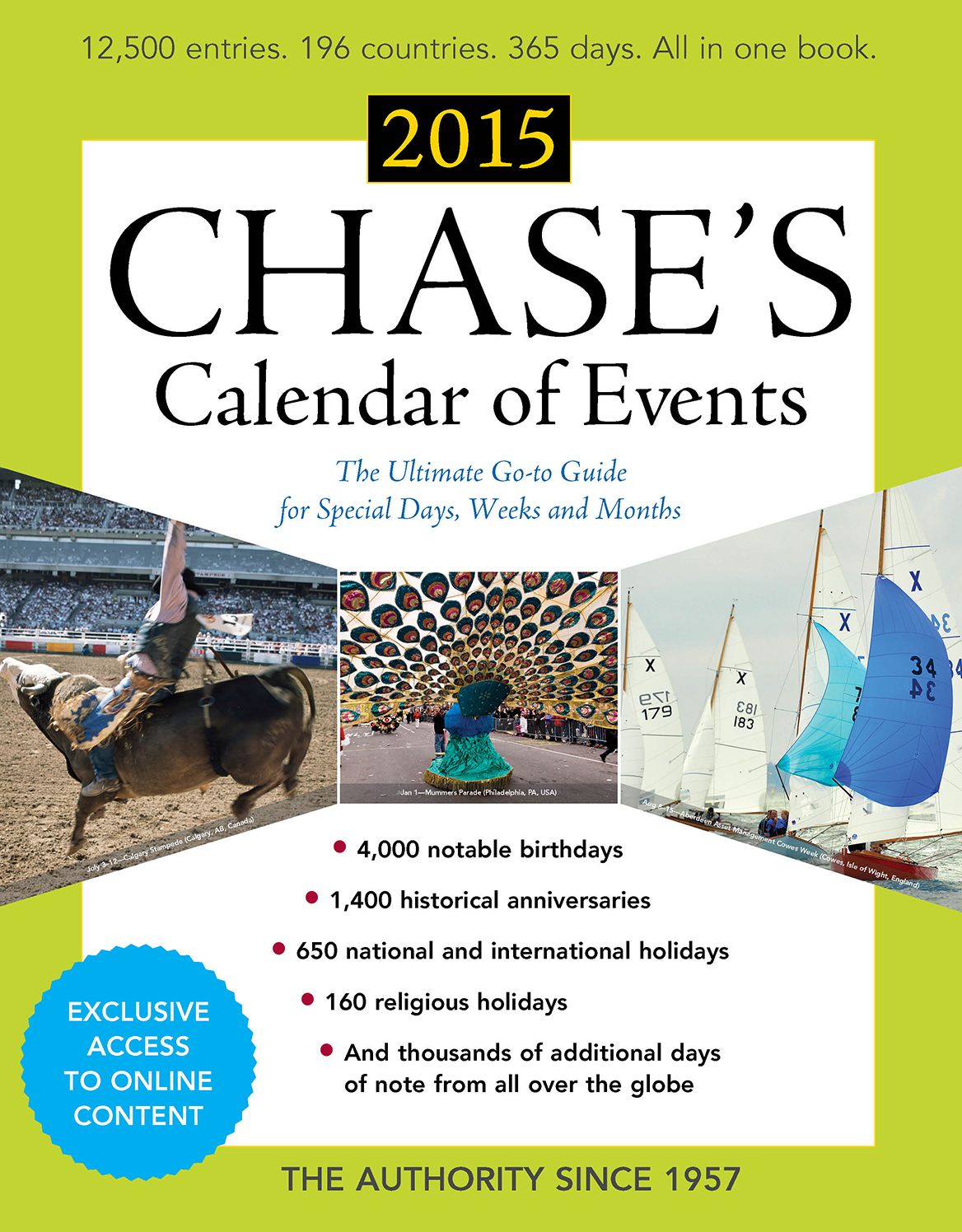 Chase's Calendar of Events 2015