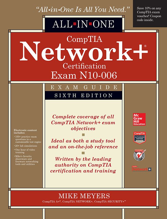 Comptia Network+ All-In-One Exam Guide (Exam N10-006)