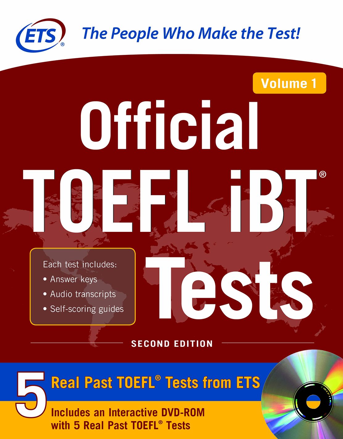 Official TOEFL Ibt(r) Tests Volume 1, 2nd Edition