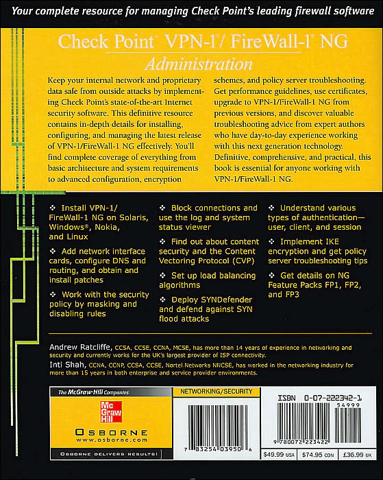 Check Point Vpn-1/Fire Wall-1 Ng Administration