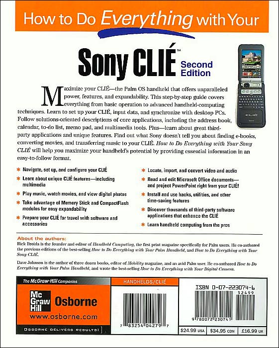 How To Do Everything With Your Sony Clie