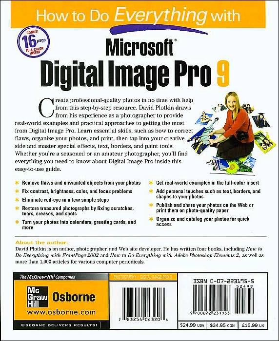 How To Do Everything With Microsoft Digital Image Pro 9
