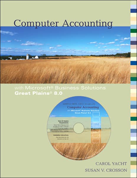 Computer Accounting with Microsoft Great Plains 8.0 with Software CD