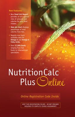 NutritionCalc Plus Student Online Access Card