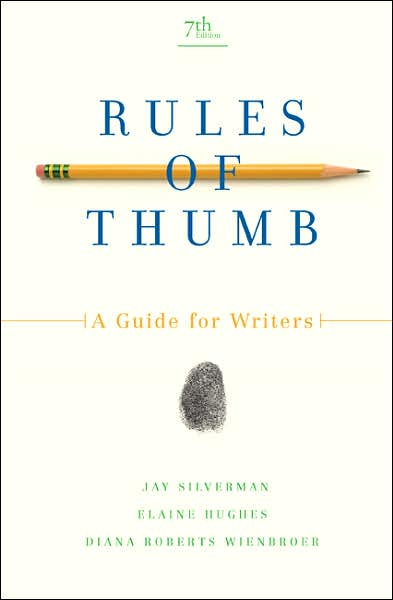 Rules of Thumb: A Guide for Writers