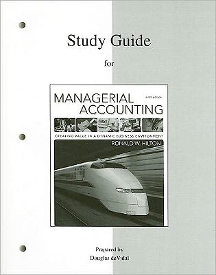 Study Guide for Managerial Accounting