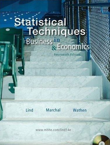 Statistical Techniques in Business and Economics - With CD (Custom)