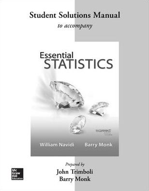 Student Solution Manual Essential Statistics