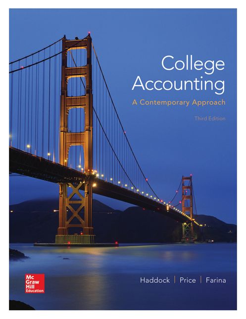 College Accounting: A Contemporary Approach - Text Only
