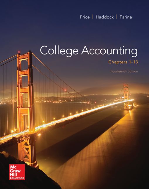 College Accounting, Chapter 1-13