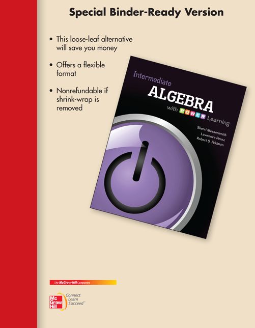Intermediate Algebra with Power Learning