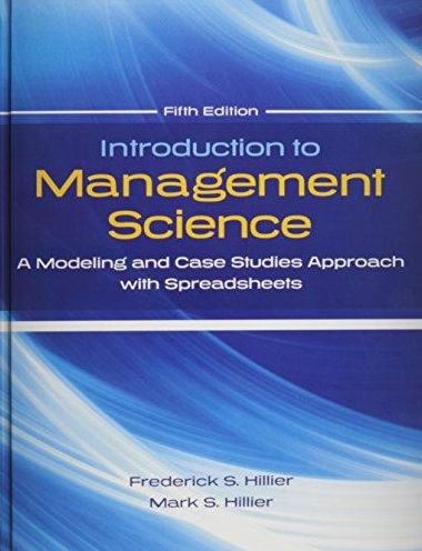 Introduction to Management Science - Text Only