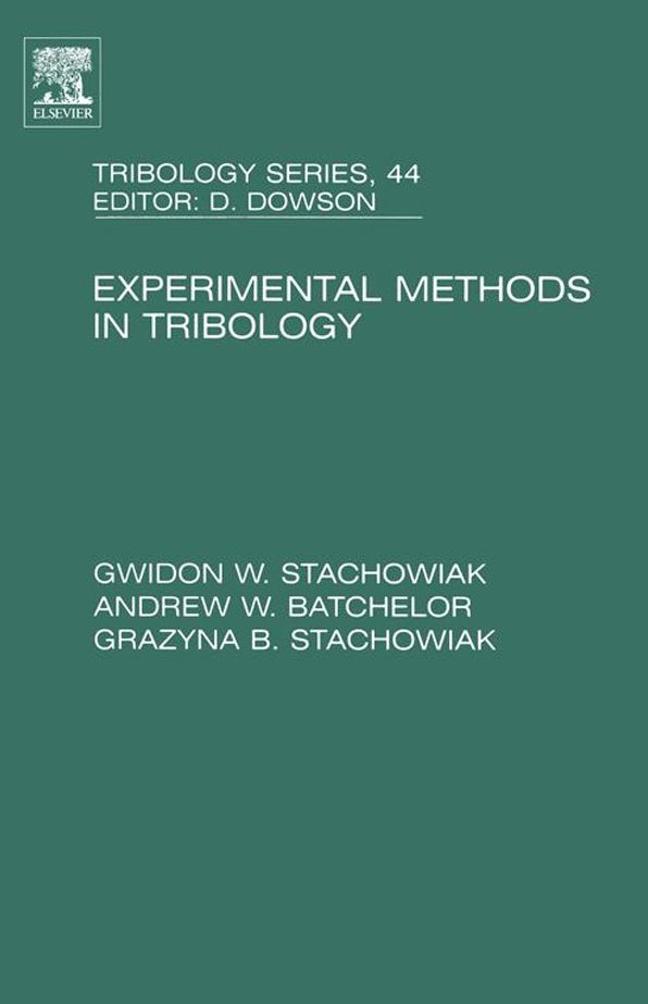 Experimental Methods in Tribology