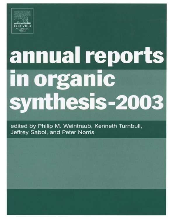 Annual Reports in Organic Synthesis (2003)