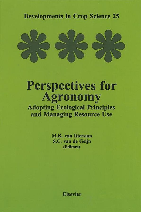 Perspectives for Agronomy: Adopting Ecological Principles and Managing Resource Use