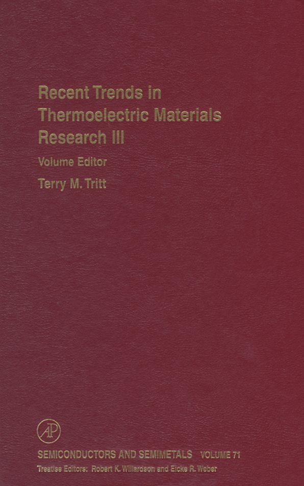 Recent Trends in Thermoelectric Materials Research: Part Three