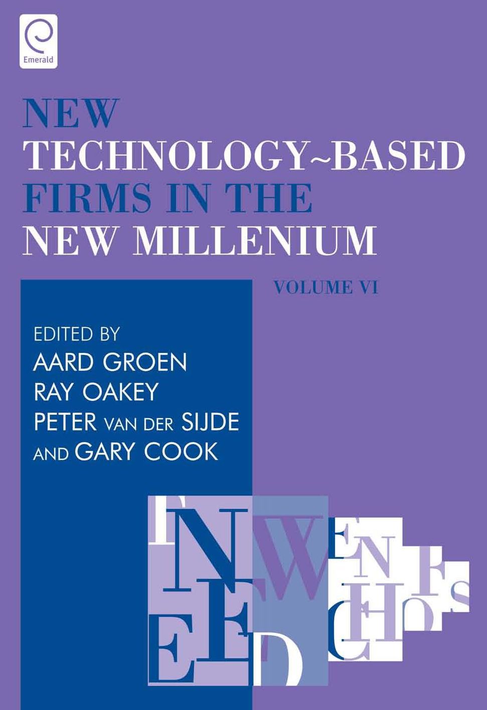 New Technology-Based Firms in the New Millennium, VI,6