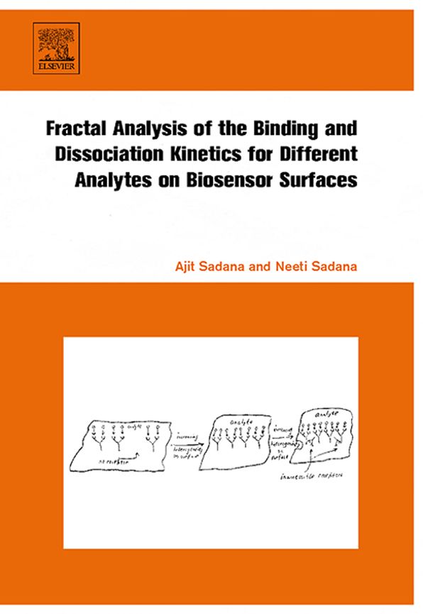 Fractal Analysis of the Binding and Dissociation Kinetics for Different Analytes on Biosensor Surfaces