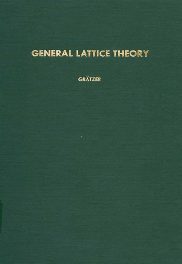 General Lattice Theory